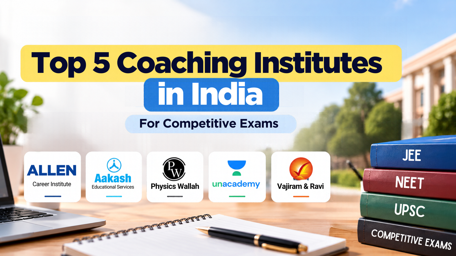 Comparison of coaching institutes in India for competitive exam preparation