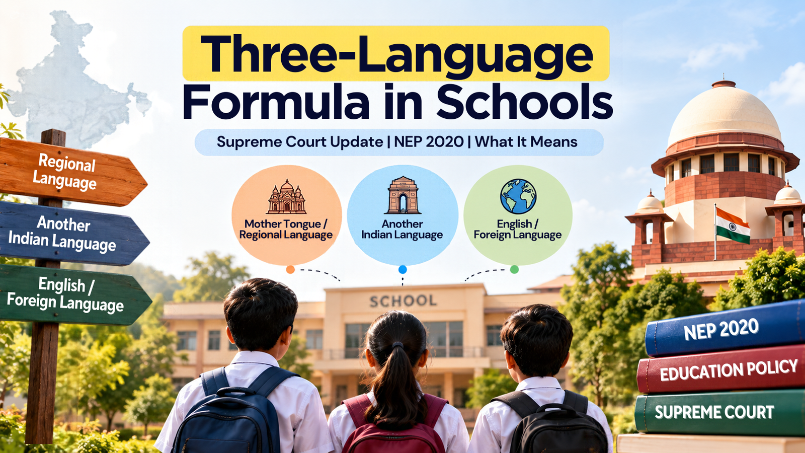Three-language formula in Indian schools under NEP 2020